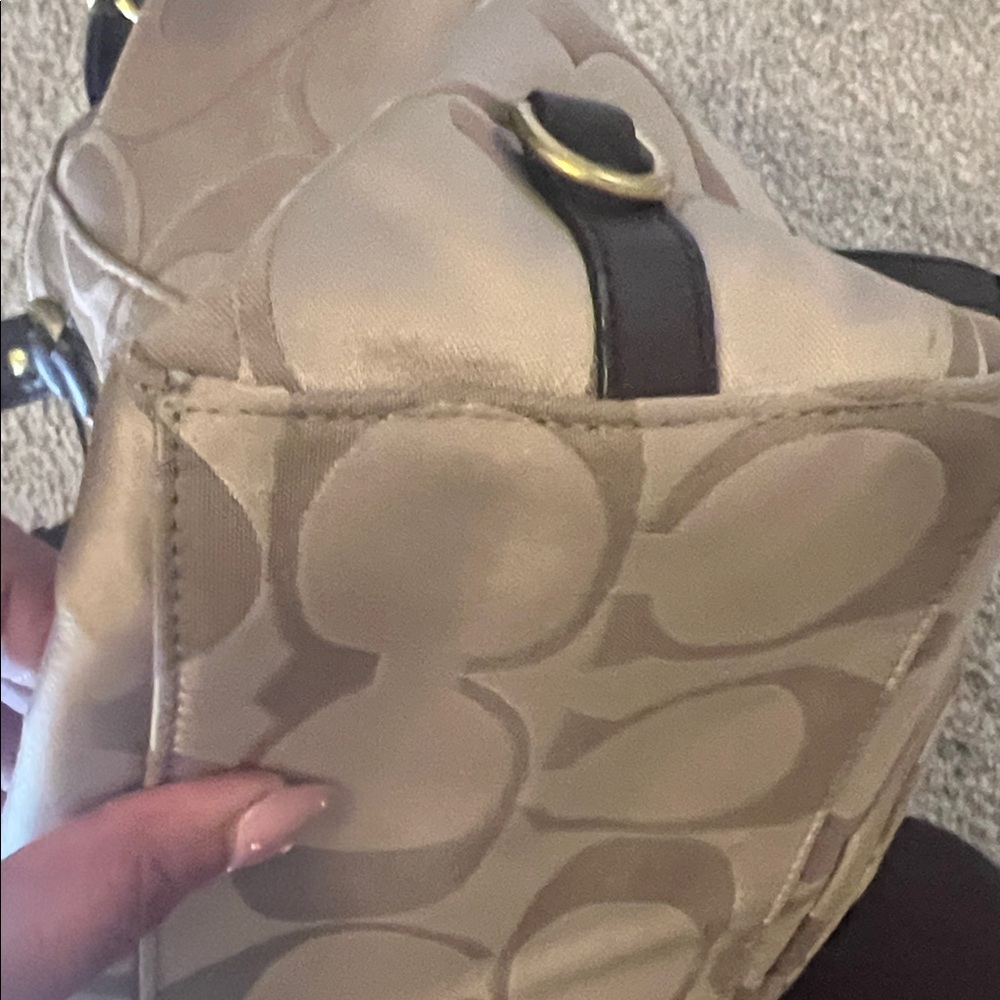 Coach Signature Jacquard Satchel - Picture 16 of 16